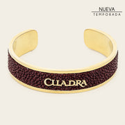 Brazalete en piel genuina de mantarraya para dama