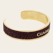 Brazalete en piel genuina de mantarraya para dama