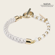 Pulsera en piel genuina para dama Joyería 