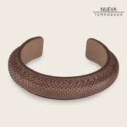 Pulsera en piel genuina de carunga para dama Joyería 