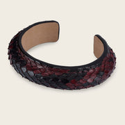 Pulsera en piel genuina de pitón para dama Joyería 