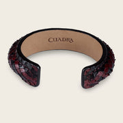 Pulsera en piel genuina de pitón para dama Joyería 