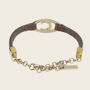 Pulsera en piel genuina para dama Joyería 