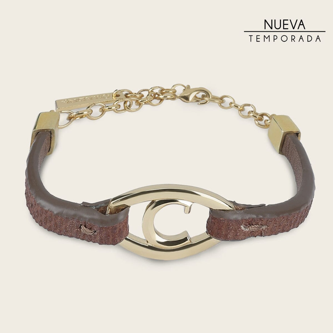 Pulsera en piel genuina para dama Joyería 