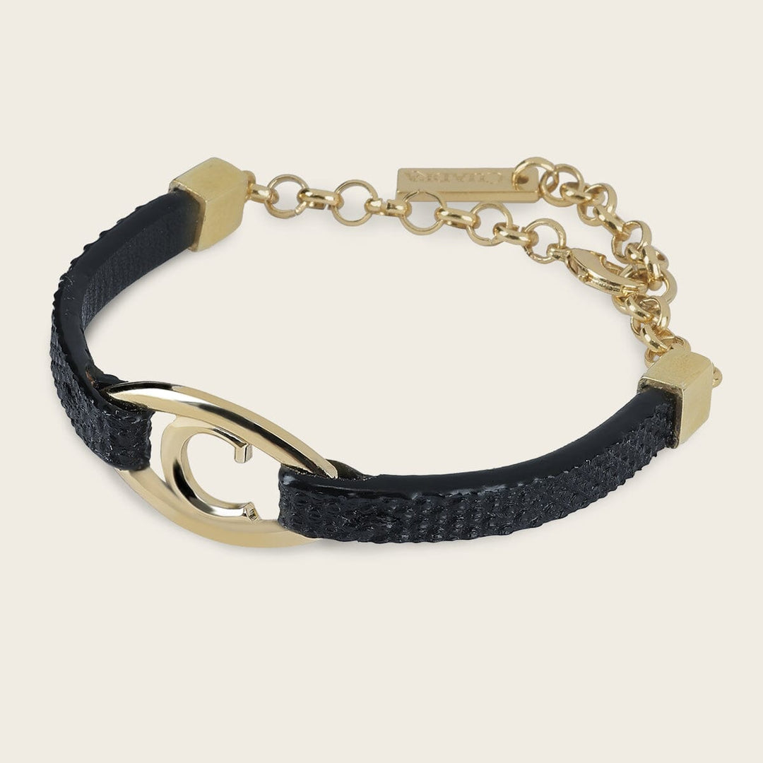 Pulsera en piel genuina para dama Joyería 