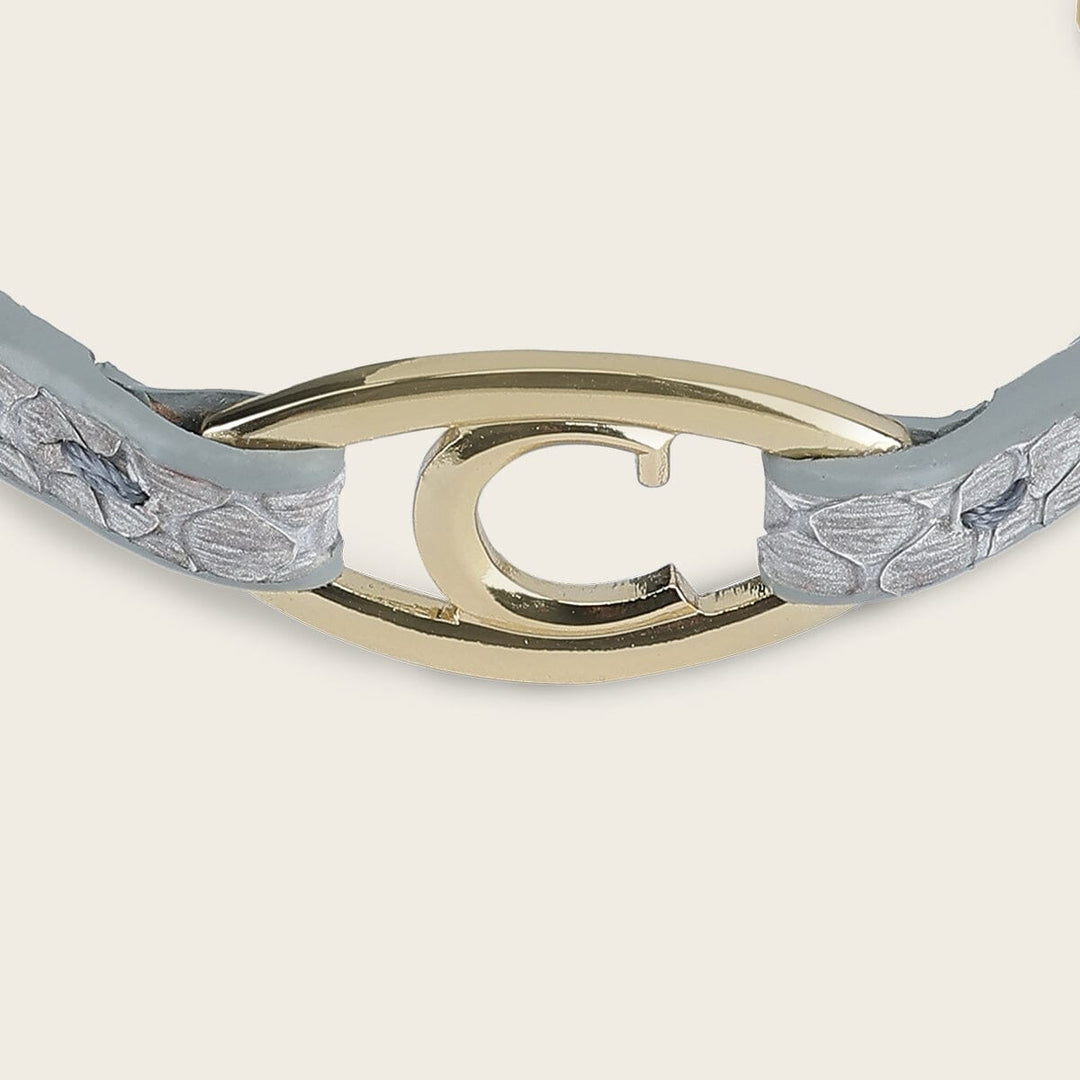 Pulsera en piel genuina de pitón para dama Joyería 