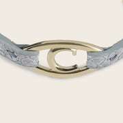 Pulsera en piel genuina de pitón para dama Joyería 