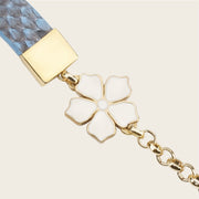 Pulsera en piel genuina de pitón para dama Joyería 