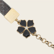 Pulsera en piel genuina de pitón para dama Joyería 