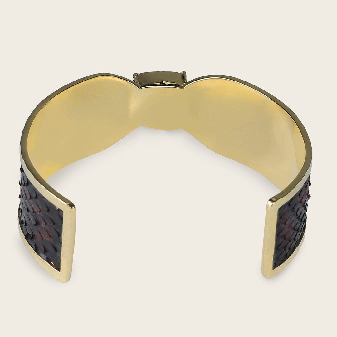 Pulsera para dama en piel genuina de pitón Joyería 