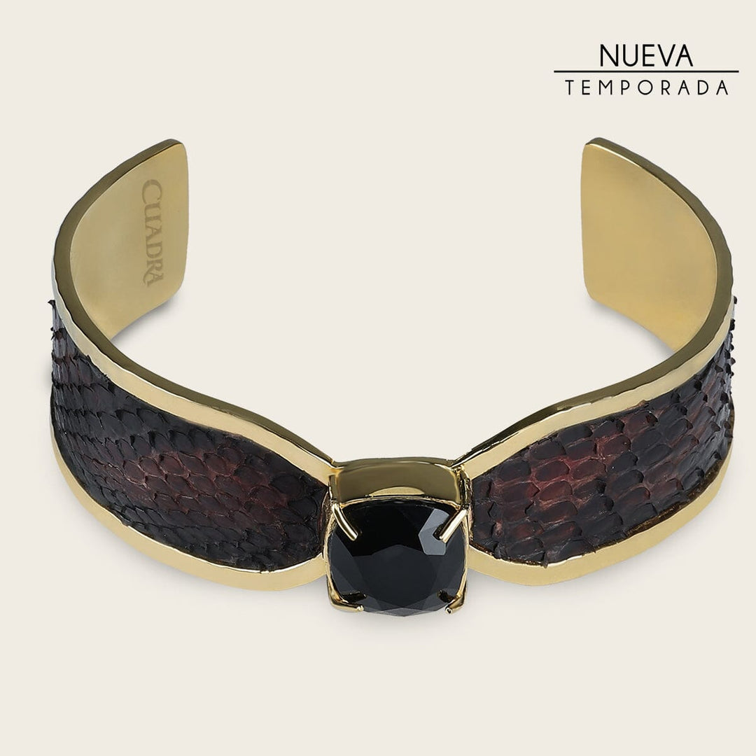 Pulsera para dama en piel genuina de pitón Joyería 