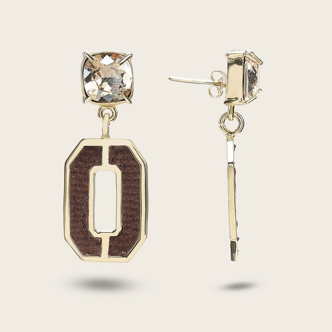 Aretes para dama en piel genuina de carunga Joyería 