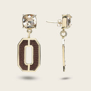 Aretes para dama en piel genuina de carunga Joyería 