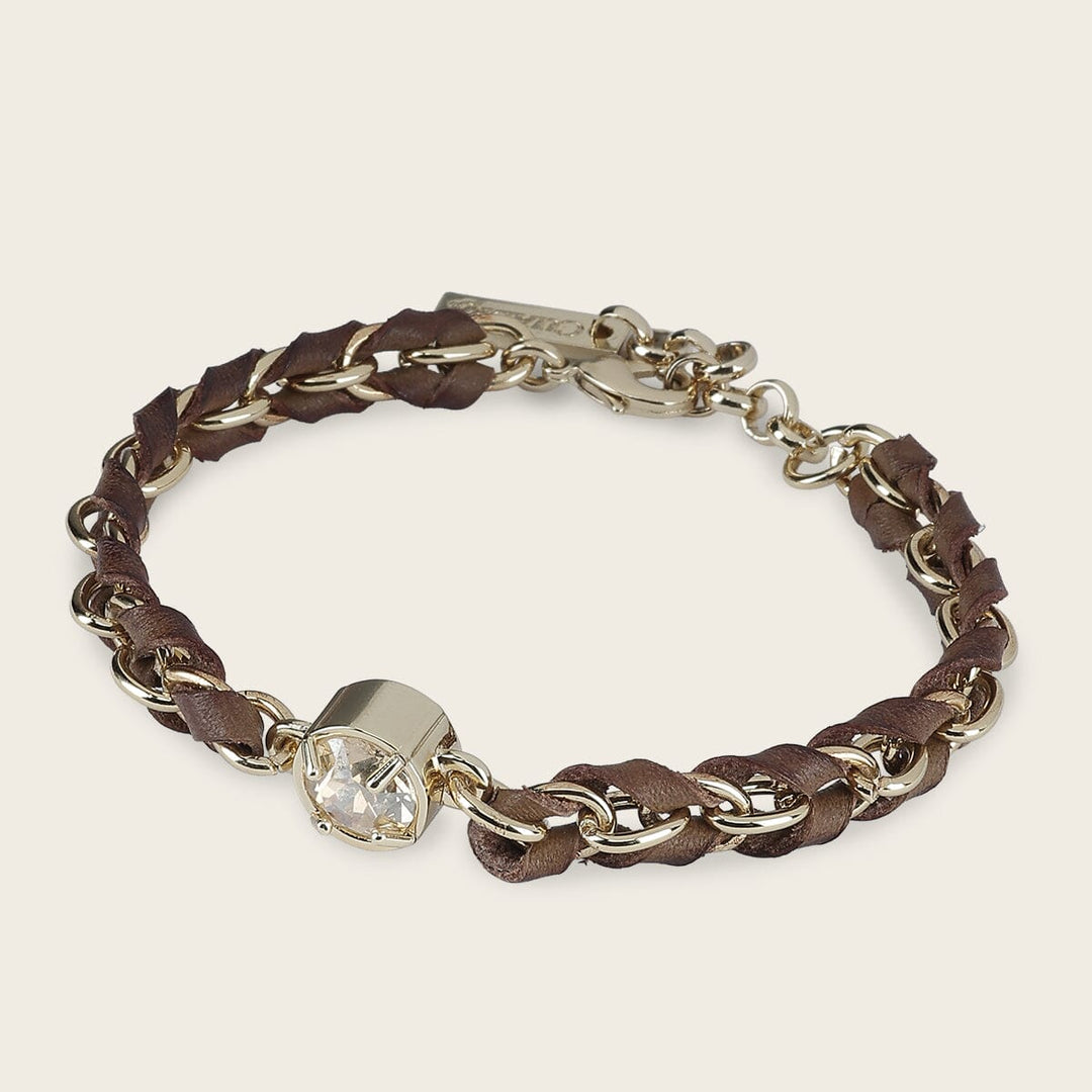 Pulsera en piel genuina para dama Joyería 