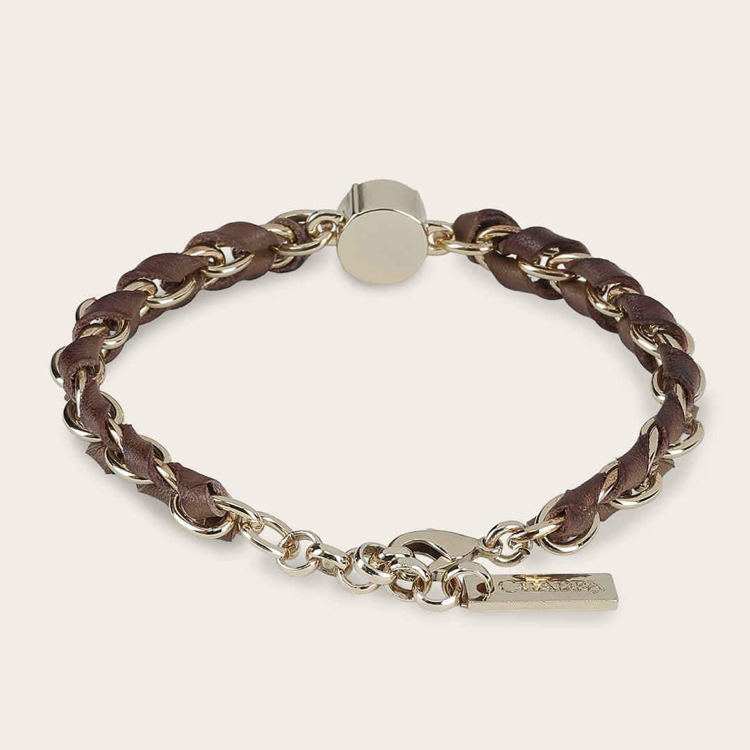 Pulsera en piel genuina para dama Joyería 