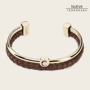 Pulsera en piel genuina para dama Joyería 