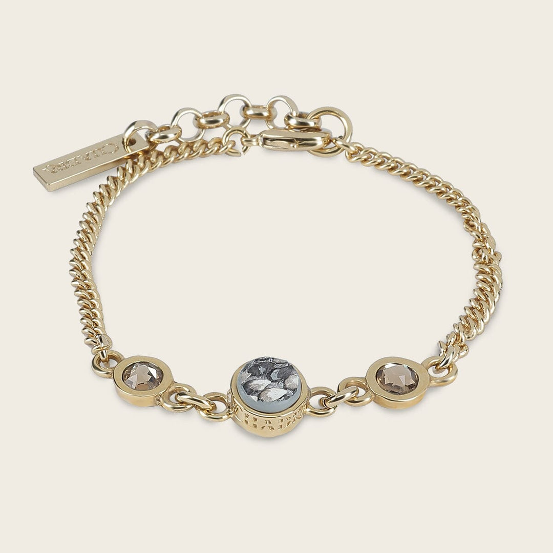 Pulsera en piel genuina de pitón para dama Joyería 