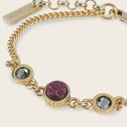 Pulsera en piel genuina de pitón para dama Joyería 