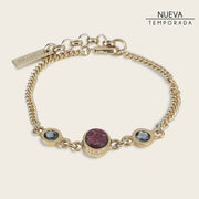 Pulsera en piel genuina de pitón para dama Joyería 