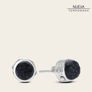 Aretes en piel genuina de mantarraya para dama Joyería 