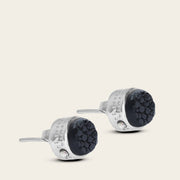 Aretes en piel genuina de mantarraya para dama Joyería 