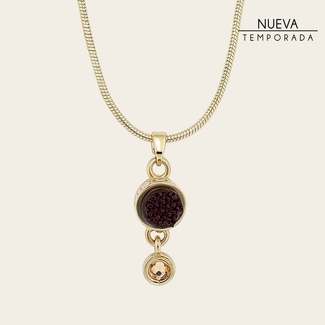 Collar en piel genuina de mantarraya para dama