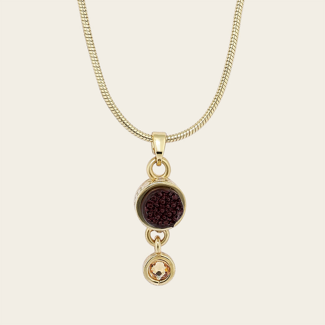 Collar en piel genuina de mantarraya para dama