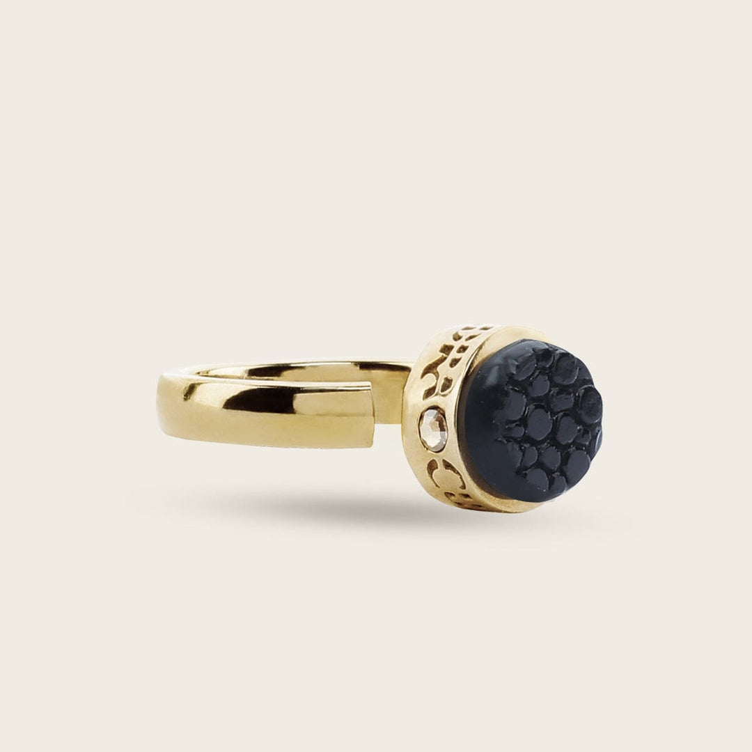 Anillo ajustable en piel genuina de mantarraya para dama Joyería 