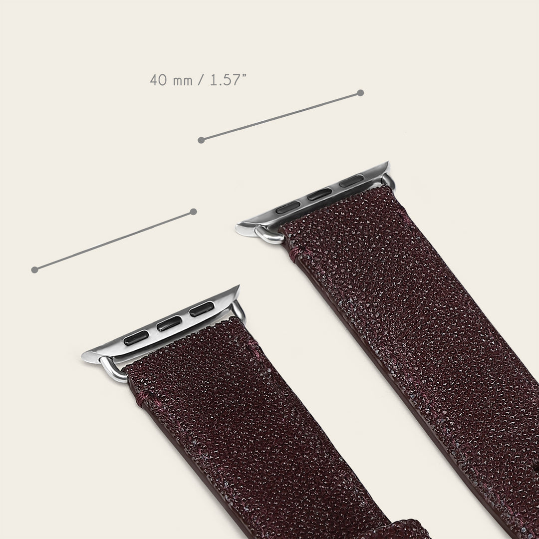 Extensible para reloj en piel genuina de mantarraya