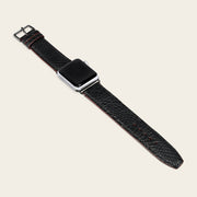 Extensible en piel genuina de cocodrilo para caballero