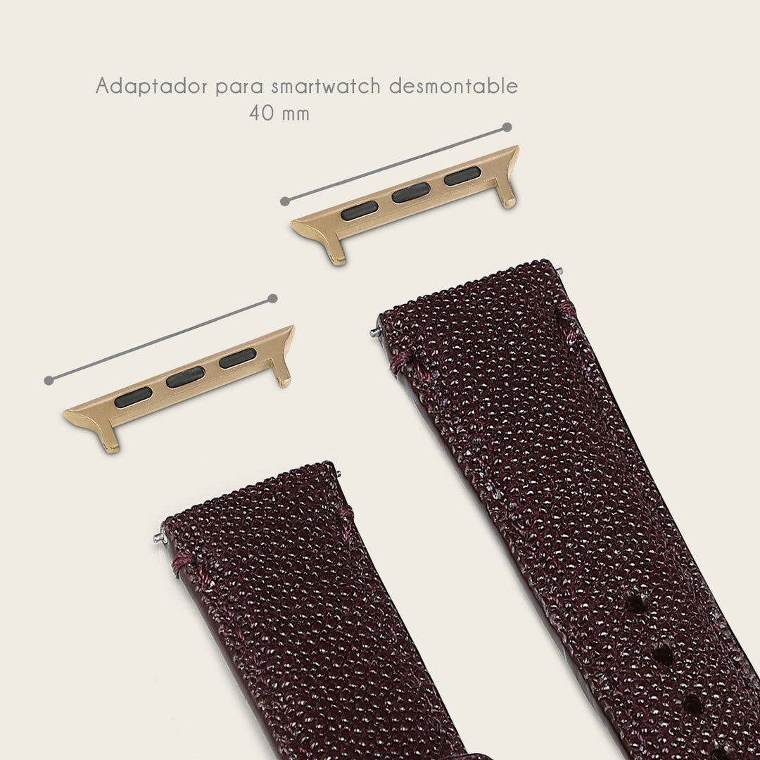 Extensible para reloj en piel genuina de mantarraya