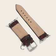 Extensible de reloj en piel genuina de pitón para dama Extensibles de reloj 