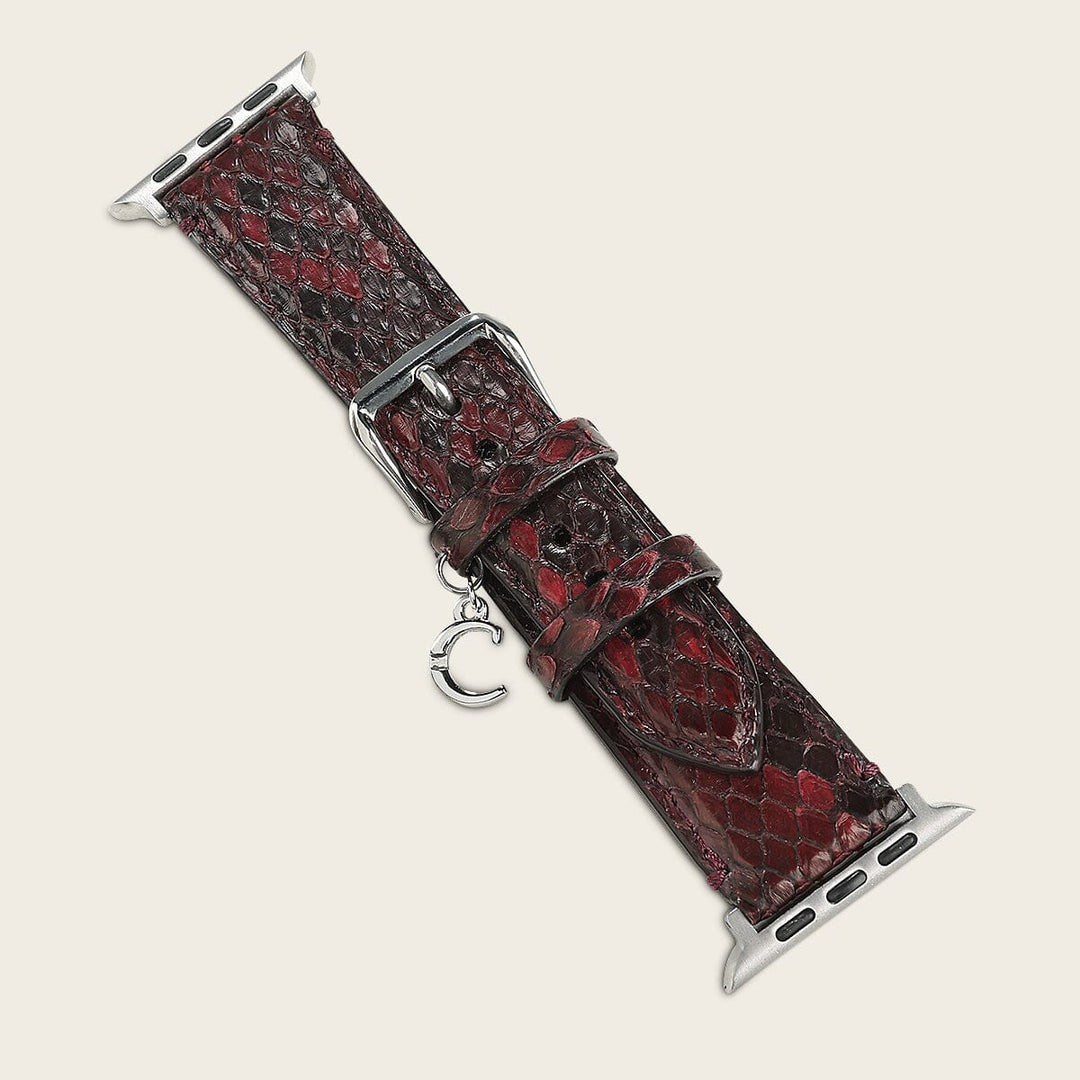 Extensible de reloj en piel genuina de pitón para dama Extensibles de reloj 