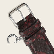 Extensible de reloj en piel genuina de pitón para dama Extensibles de reloj 