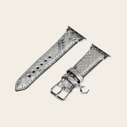 Extensible de reloj en piel genuina de pitón para dama