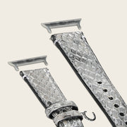 Extensible de reloj en piel genuina de pitón para dama