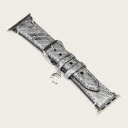 Extensible de reloj en piel genuina de pitón para dama