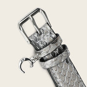 Extensible de reloj en piel genuina de pitón para dama