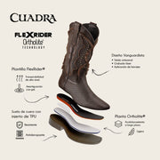 Bota rodeo en piel genuina para dama Botas y Botines 