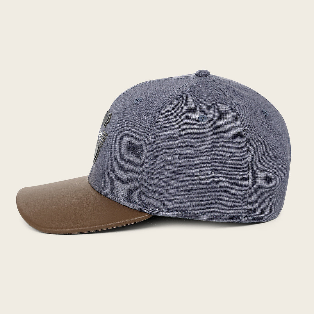 Gorra Cuadra en piel genuina