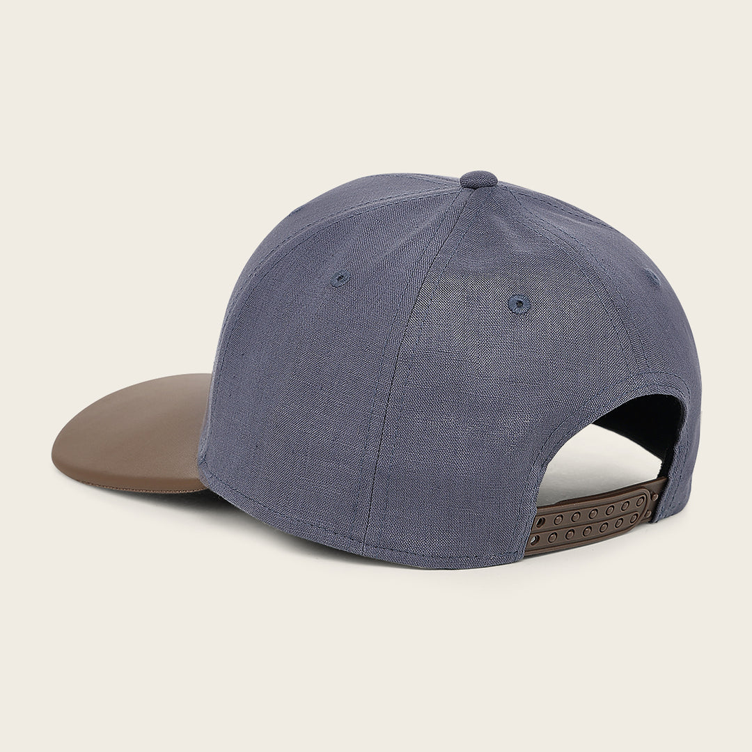 Gorra Cuadra en piel genuina