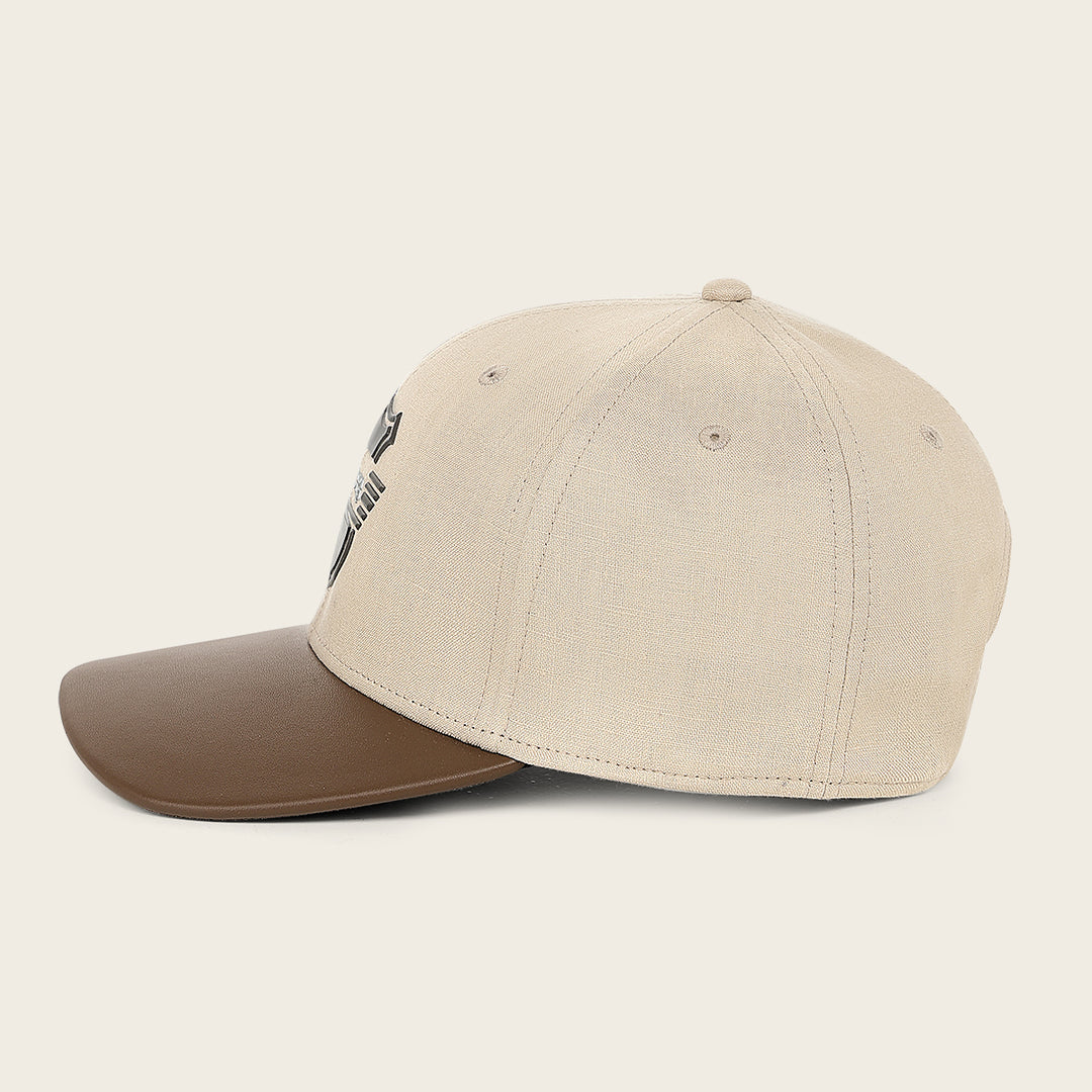 Gorra Cuadra en piel genuina
