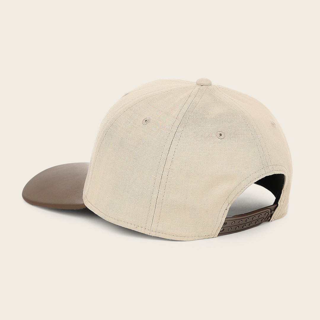 Gorra Cuadra en piel genuina