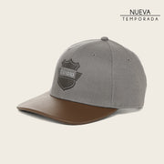 Gorra Cuadra en piel genuina