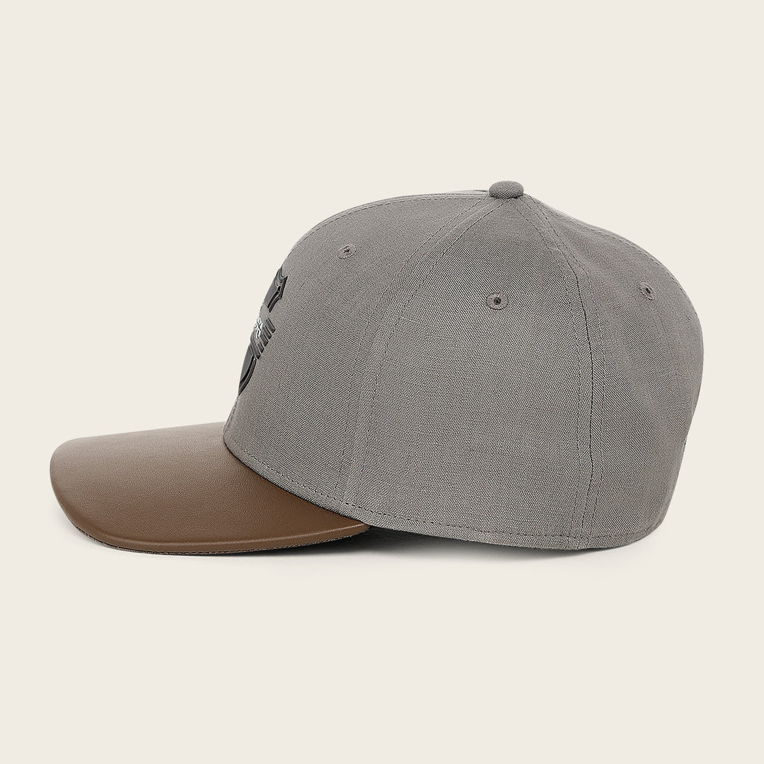 Gorra Cuadra en piel genuina