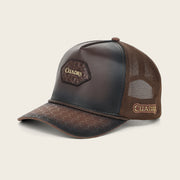 Gorra en piel genuina de fuscus