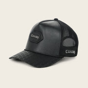 Gorra en piel genuina de mantarraya