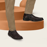 Bota de vestir en piel genuina de venado para caballero Botas y Botines 