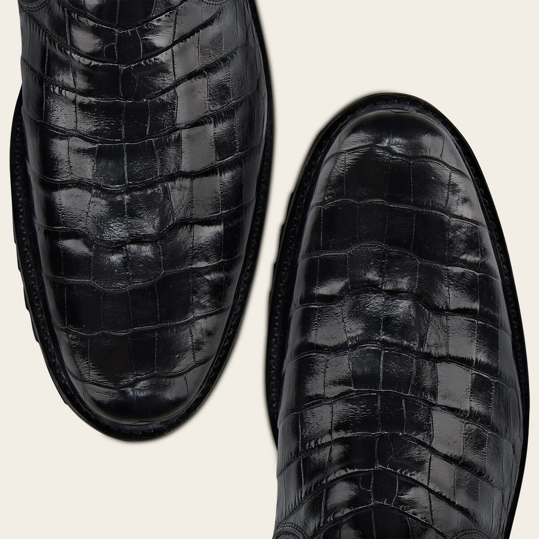 Bota de vestir en piel genuina de alligator para caballero Botas y Botines 