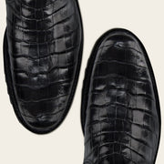 Bota de vestir en piel genuina de alligator para caballero Botas y Botines 